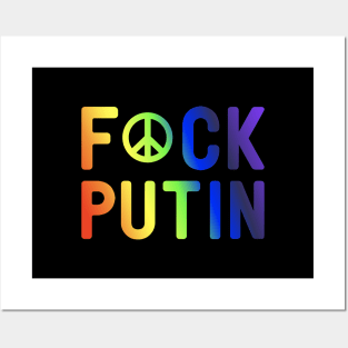 Fuck Putin - rainbow Posters and Art